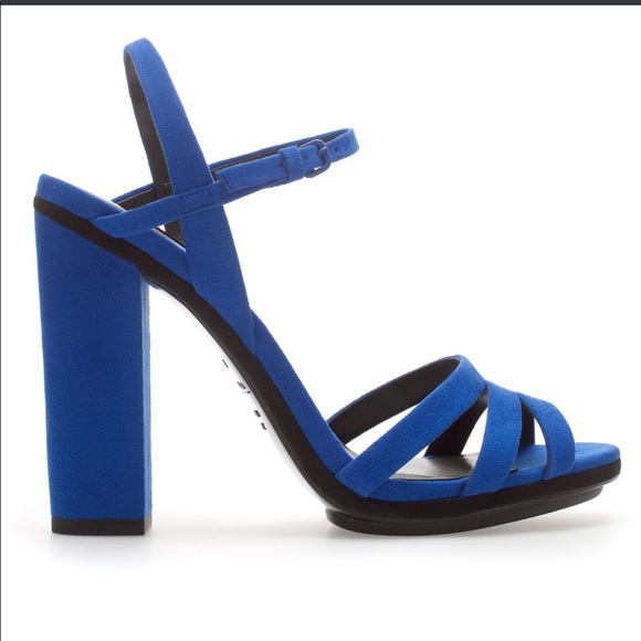 ZARA Cobalt Blue Sandals